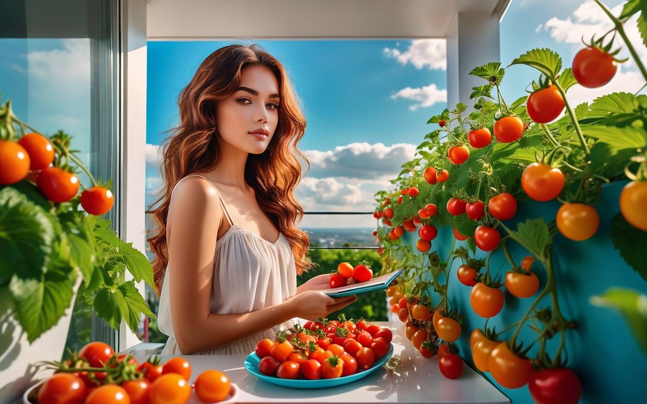 Балконное огородничество: как вырастить помидоры черри и клубнику в горшках 1 Балконное огородничество: как вырастить помидоры черри и клубнику в горшках